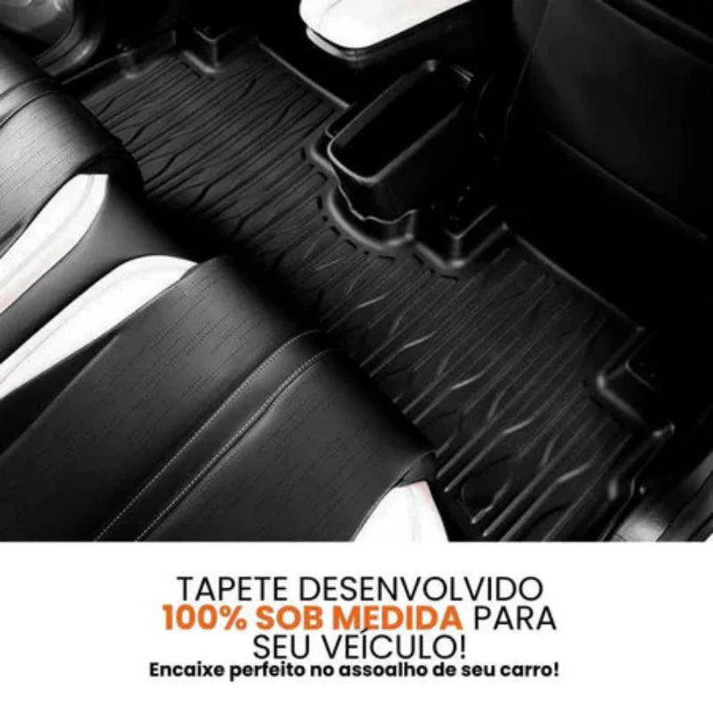TAPETE BANDEJA 3D PREMIUM 5 PEÇAS INCLUSO PORTA MALAS